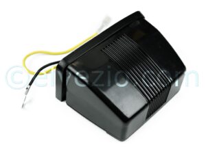 Luce Targa In Plastica Colore Nero per Fiat X1/9.