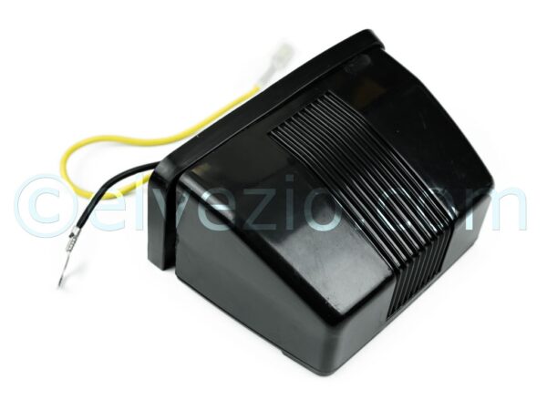 Luce Targa In Plastica Colore Nero per Fiat X1/9.