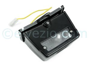 Luce Targa In Plastica Colore Nero per Fiat X1/9.