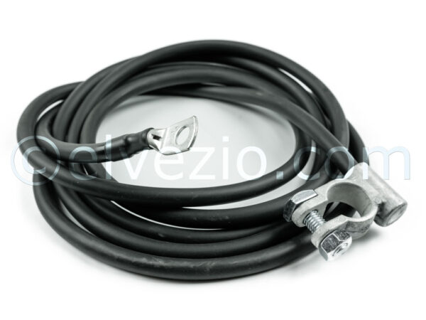 Positive Pole Battery Cable for Fiat 500 N, 500 D, 500 F, 500 L, 500 R, 600 and Autobianchi Bianchina Berlina, Trasformabile and Cabriolet.