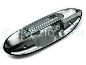 Luce Targa In Metallo Cromato per Fiat Topolino C e Belvedere Lamiera.