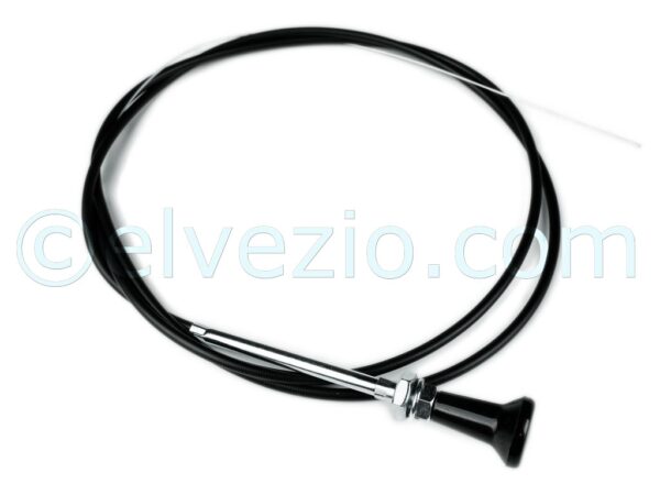 Cavo Aria Al Carburatore per Fiat 850 Spider, 850 Coupé, 850 Berlina e 850 Special. Misura Guaina 1570 mm. Misura Cavo 1960 mm. Rif. O.E. 4103231-4103232