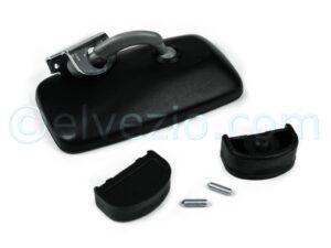 External Black Plastic Mirror for Fiat 500 N, 500 D, 500 F, 500 L, 500 R, 500 Giardiniera and 600.