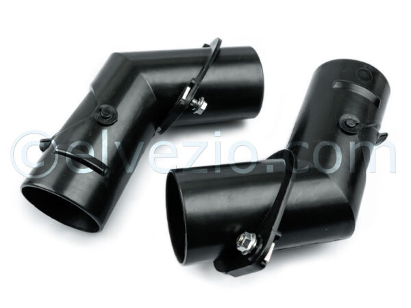 Plastic Heating Vents Under Dashboard for Fiat 500 F, 500 L, 500 R and 500 Giardiniera from 1972.