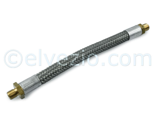 Metal Braided Fuel Hose With Fittings for Fiat 500 N, 500 D, 600, 600 Multipla and Autobianchi Bianchina Trasformabile, Berlina and Cabriolet.