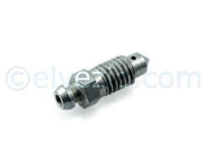 Brake Cylinder Bleed Screw for Fiat 500 N, 500 D, 500 F, 500 L, 500 R, 500 Giardiniera, 126, 600, 600 Multipla, 850 and Autobianchi Bianchina Berlina, Trasformabile, Panoramica and Cabriolet. Ref. O.E. 4230797