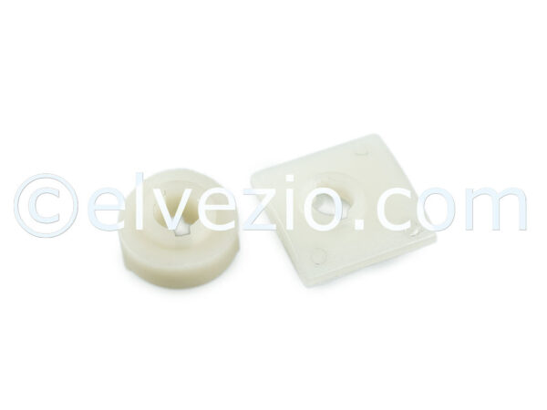 Distributor Insulating Plates (2 pcs) for Fiat 500 N, 500 D, 500 F, 500 L, 500 Giardiniera, 600, 600 Multipla and Autobianchi Bianchina Berlina, Trasformabile, Panoramica and Cabriolet. Ref. ELE65