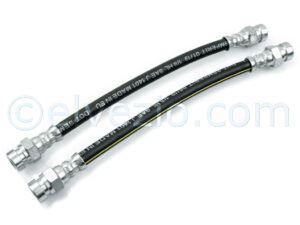 Rear Flexible Brake Hoses for Fiat 500 N, 500 D, 500 Giardiniera until 1968, 500 F until chassis 1.799.301 and Autobianchi Bianchina Trasformabile, Berlina, Panoramica and Cabriolet. Ref. O.E. 4029190