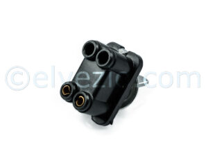 Speedometer Light Switch 2 Contacts With Rounded Connectors for Fiat 500 N and 500 D.