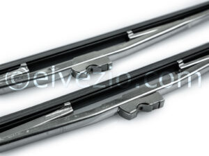 Windscreen Wipers Chromed Brushes - Small Spoon Fitting for Fiat 500 N until 1959, Fiat 600 and 600 Multipla until 1959, Fiat 1100 - 103 all models and Autobianchi Bianchina Trasformabile 1st Series.