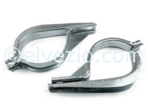 Lower And Upper Muffler Support Brackets for Fiat 500 R and 126. Ref. O.E. 4300560/61