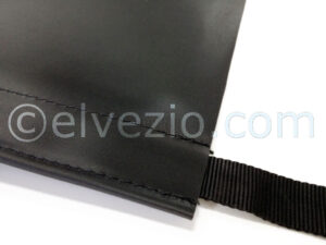 Soft Top In Black PVC With Electro-welded Rear Window for Fiat Topolino B-C.