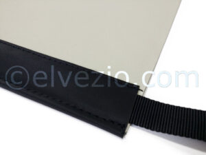 Soft Top In Black PVC With Electro-welded Rear Window for Fiat Topolino B-C.