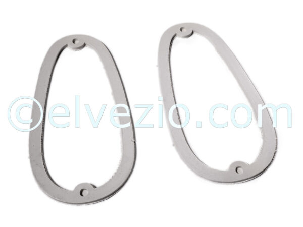 Guarnizione Interna Bianca Fanalini Anteriori - Tipo Ovale per Fiat 1100 103 E-TV.