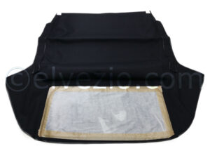 Soft Top In Black Pininfarina Canvas for Fiat 1200-1500 Spider and 1600 Osca.