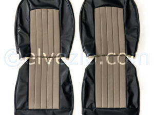 Tappezzeria Sedili Anteriori In Vipla E Panno per Fiat 1500-1600 S Coupé. F0000
