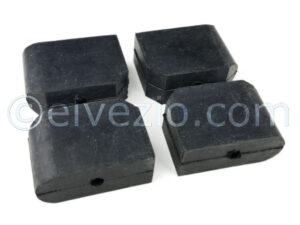 Distanziali Paraurti In Gomma per Fiat 600.