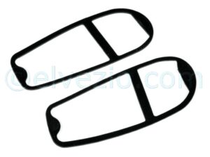 Tail Lights Inner Rubber Seals for Fiat 600 1st Series 3rd Type.