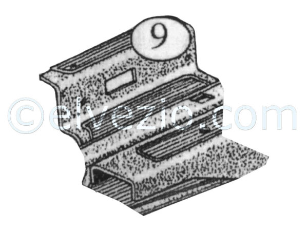 Tappeto 9 pianale anteriore destro