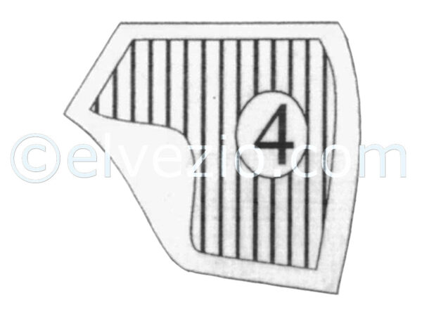 Tappeto 4 passaruota destro