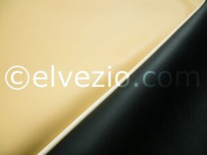Tappezzeria Sedili Anteriori E Posteriori In Vipla Con Lunetta In Vipla Colore Panna per Fiat 500 N. F1118