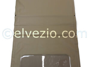 Soft Top In PVC And Frame With Electro-welded Rear Window for Fiat 500 N and 500 D Trasformabile.