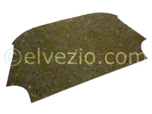 Black Soundproofing Under Rear Window for Fiat 500 F, 500 L and 500 R.