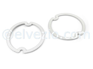 Front Small Lights Inner White Gaskets for Fiat 500 N.