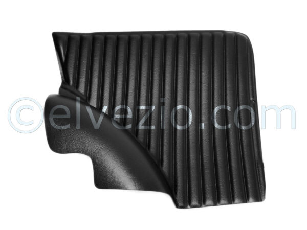 Rear Quilted Panels In Black Plastic for Fiat 500 L.