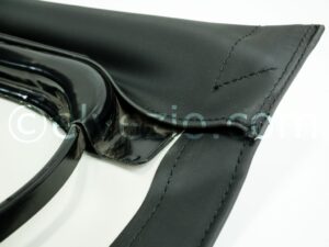 Soft Top In Black PVC And Frame for Fiat 500 Giardiniera Base F.