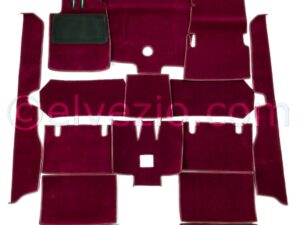 Fondo In Moquette Lana Senza Tappeti In Gomma per Fiat 2300 S Coupé. F6003
