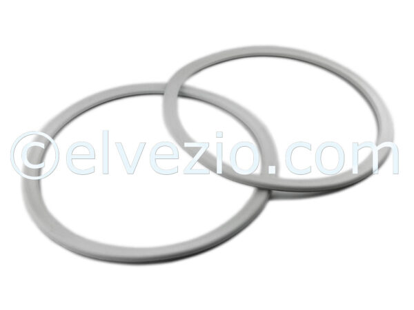 Guarnizione Interna Bianca Vetro Fari Anteriori per Fiat 850 Spider 1^ Serie.