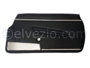 Front Pre-Printed Panels In Black Skai for Fiat 124 Spider Europa.