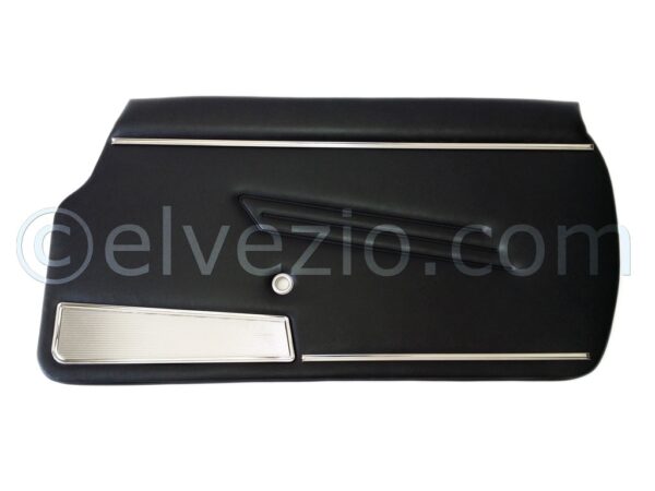 Front Pre-Printed Panels In Black Skai for Fiat 124 Spider Europa.
