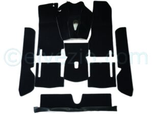 Acrylic Carpet Set - Without Central Console for Fiat 124 Spider. F4822