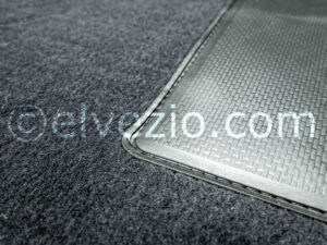 Sopra Tappeti In Moquette Acrilico per Fiat 124 Spider. F3007