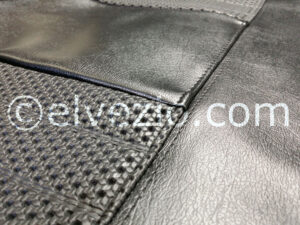 Folding Top Cover In Electro-Welved Black Skai for Fiat 124 Spider 1400 cc.