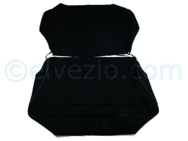 Tappezzeria Sedili Anteriori E Posteriori In Tessuto Colore Nero per Fiat 126 Personal. F1134