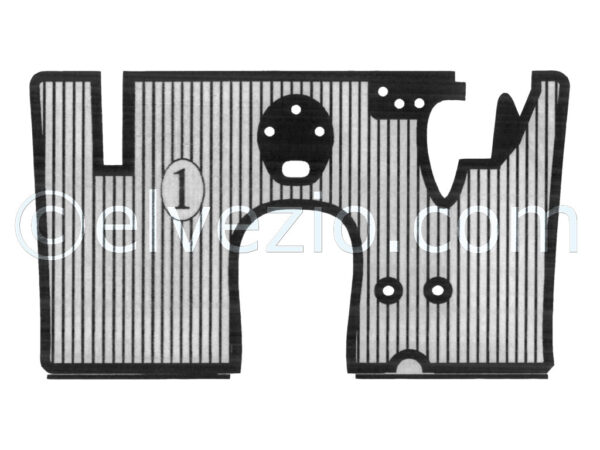 Tappeto 1 Zona Anteriore per Lancia Appia 1^ Serie.