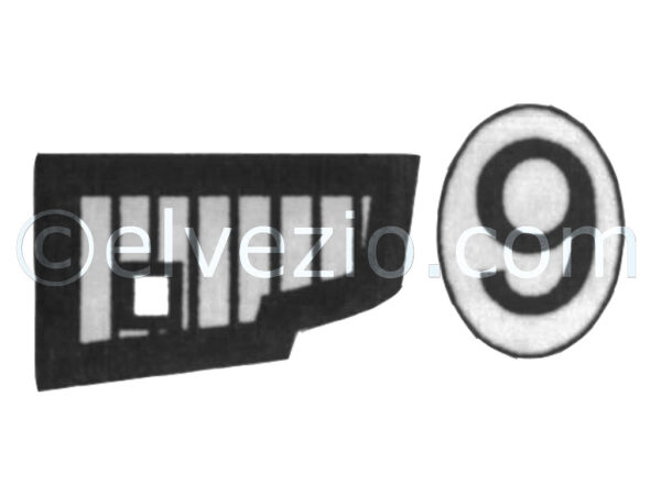 Tappeto 9 Posteriore Destro Baule per Lancia Appia 1^ Serie.