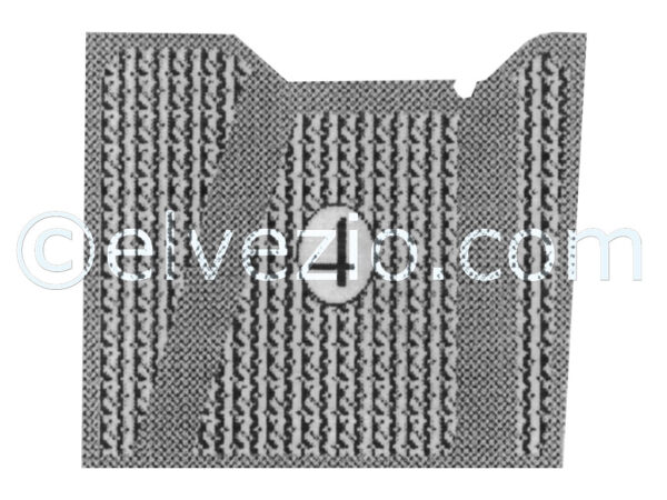 Tappeto 4 Anteriore Sinistro per Lancia Flaminia Berlina e Flaminia Coupé Pininfarina.