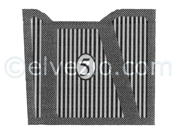 Tappeto 5 Anteriore Destro per Lancia Flaminia GT Touring, Flaminia GTL Touring, Flaminia Convertibile Touring, Flaminia Sport Zagato e Flaminia Super Sport Zagato.