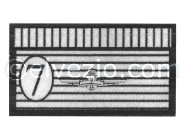 Tappeto 7 Battitacco Sinistro Per Moquette per Lancia Flaminia GT Touring, Flaminia GTL Touring e Flaminia Convertibile Touring.