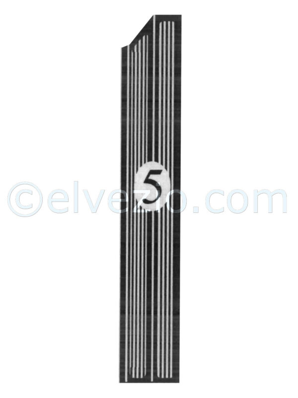 Tappeto 5 Laterale Destro per Lancia Fulvia Coupè 1^ Serie 4 Marce.