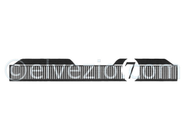 Tappeto 7 Verticale Posteriore per Lancia Fulvia Coupé 1^ Serie 4 Marce.