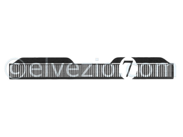 Tappeto 7 Verticale Posteriore per Lancia Fulvia Sport Zagato 2^ - 3^ Serie 5 Marce.