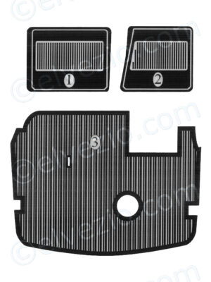Rubber Floor Mats Set for Alfa Romeo Giulietta Sprint Speciale