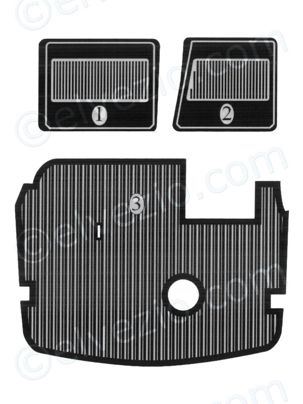 Rubber Floor Mats Set for Alfa Romeo Giulietta Sprint Speciale