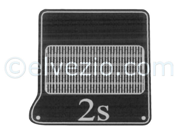Tappeto 2S posteriore sinistro