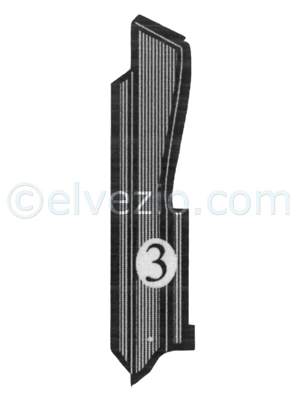 Tappeto 3 battitacco sinistro